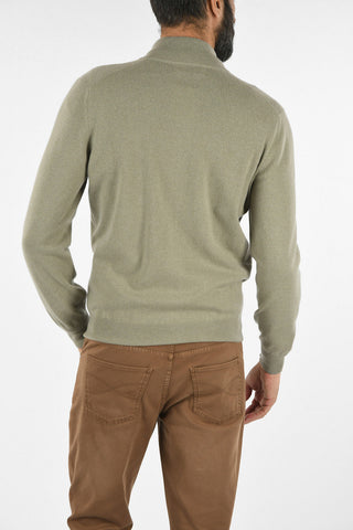 Cashmere Sweater with Zip