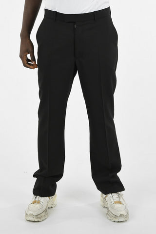 MM14 Virgin Wool Wide Leg Pant