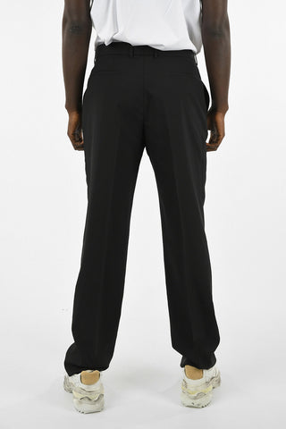 MM14 Virgin Wool Wide Leg Pant