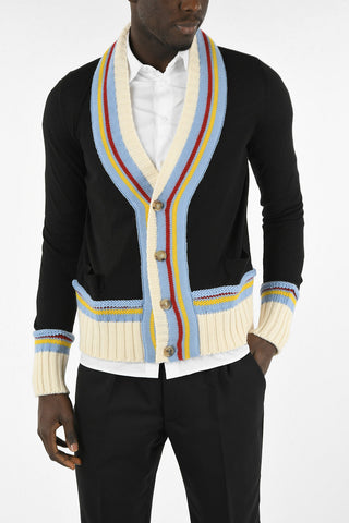 MM10 Wool and Cotton Cardigan