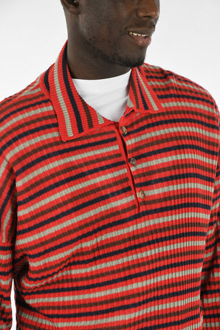MM14 Linen Striped Sweater