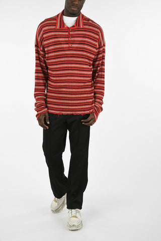 MM14 Linen Striped Sweater