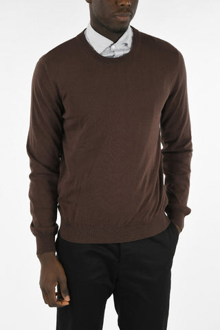 MM14 Sweater with Leather Details