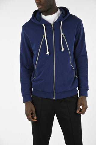 MM14 Felpa con Zip e Cappuccio