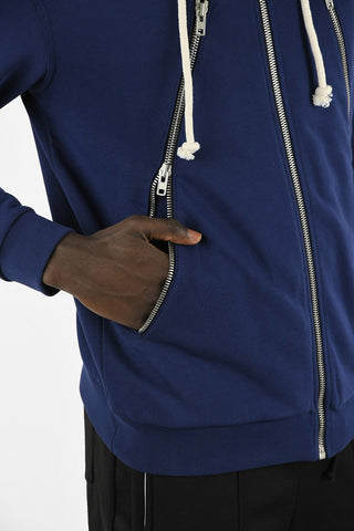 MM14 Felpa con Zip e Cappuccio