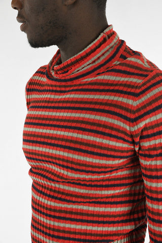 MM14 Linen Striped Sweater