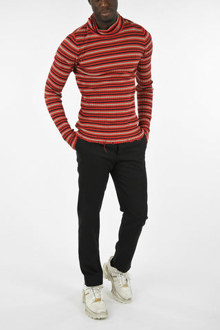 MM14 Linen Striped Sweater