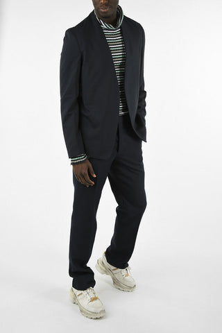 MM10 Virgin Wool Single Breasted Blazer