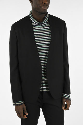 MM10 Virgin Wool Single Breasted Blazer