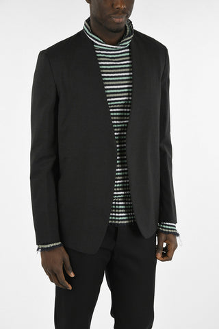 MM10 Virgin Wool Single Breasted Blazer