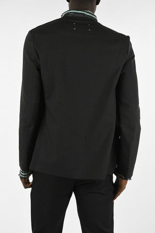 MM10 Virgin Wool Single Breasted Blazer