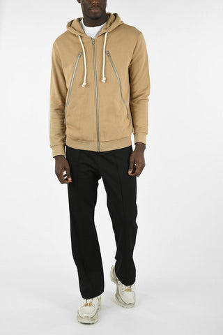 MM14 Felpa con Zip e Cappuccio