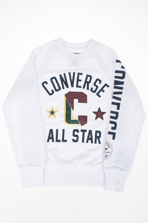 ALL STAR 자수 크루넥 스웨트셔츠