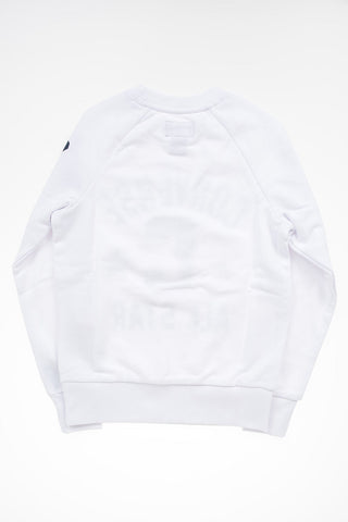 ALL STAR felpa girocollo ricamata