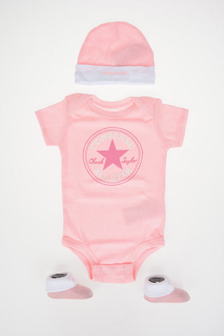 ALL STAR Romper Suit Shoes and Hat Set