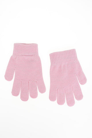 Lurex Gloves And  Pon Pon Beanie Set