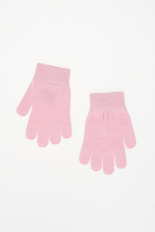 Lurex Gloves And  Pon Pon Beanie Set