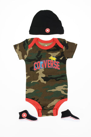 3-Piece Set Romper, Hat and Shoes