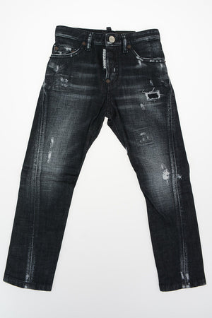 Stretch Denim Distressed TWIST Jeans