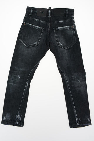 Stretch Denim Distressed TWIST Jeans