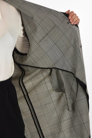 MM4 Cappotto Oversize a righe