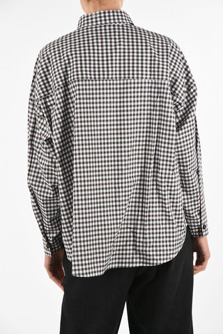 MM6 Checked Shirt with Pockets Front