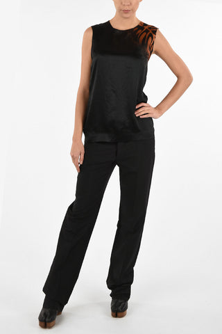 MM0 Satin Sleeveless Top