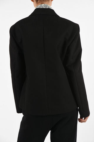 MM1 Oversize Double Breasted Jacket with Lurex Application