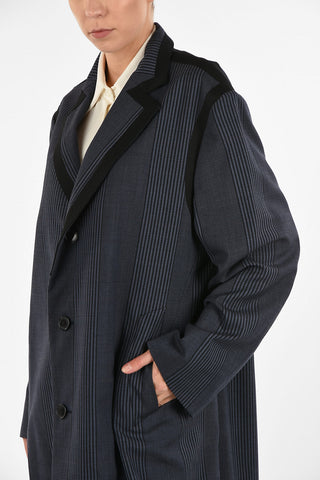 MM4 Cappotto Oversize a Righe