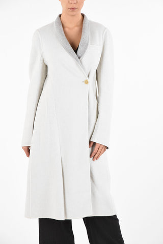 MM4 Center Vent 1-Button Cashmere Coat