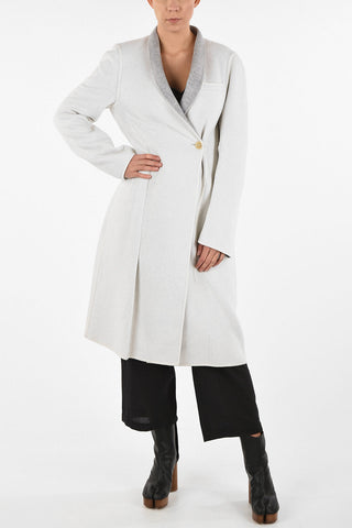 MM4 Center Vent 1-Button Cashmere Coat
