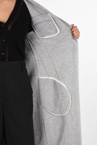 MM4 Center Vent 1-Button Cashmere Coat