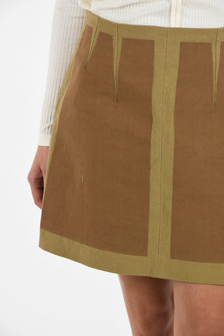 MM1 Mini checked Skirt