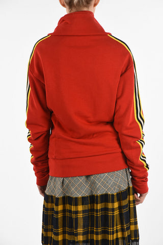 MM0 Full Zip Sweatshirt With Contrasting Side Bands