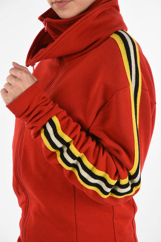 MM0 Full Zip Sweatshirt With Contrasting Side Bands