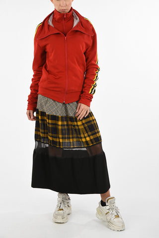 MM0 Full Zip Sweatshirt With Contrasting Side Bands