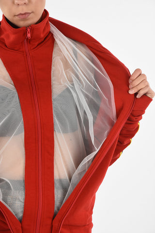MM0 Full Zip Sweatshirt With Contrasting Side Bands