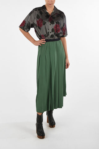 MM4 Double Split-side Hem Circle Skirt