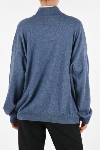MM6 Cardigan in Lana e Cotone