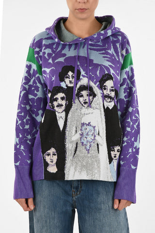 MM1 Hooded Printed Sweater