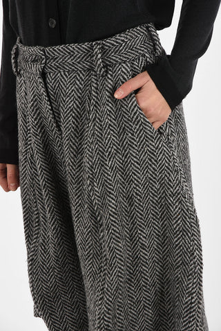 MM6 Tweed Flared Shorts