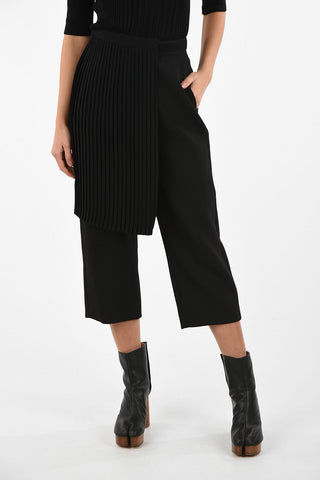 MM6 Pantalone Capri Con Dettaglio Plissé