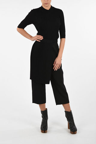 MM6 Pantalone Capri Con Dettaglio Plissé