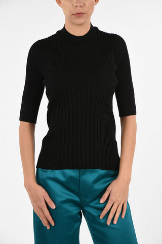MM4 Ribbed Slim Fit Turtle Neck Sweater