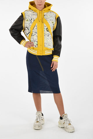 MM1 Hooded Printed Bomber