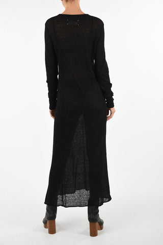 MM4 Knit Sheer Maxi Dress