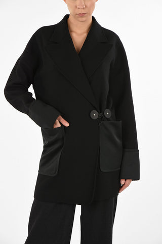 MM6 1-button Blazer with Pockets Front