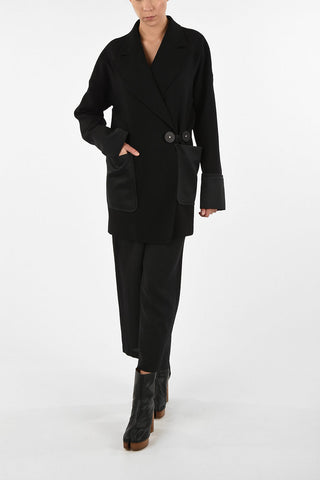 MM6 1-button Blazer with Pockets Front