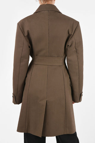 MM1 Double Breasted Coat with Lurex Detail