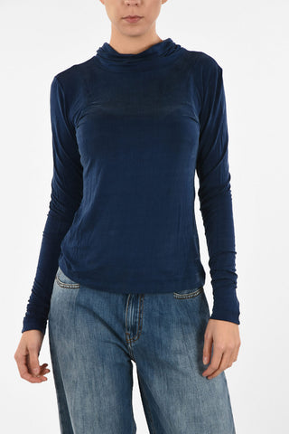 MM6 T-shirt a Collo Alto